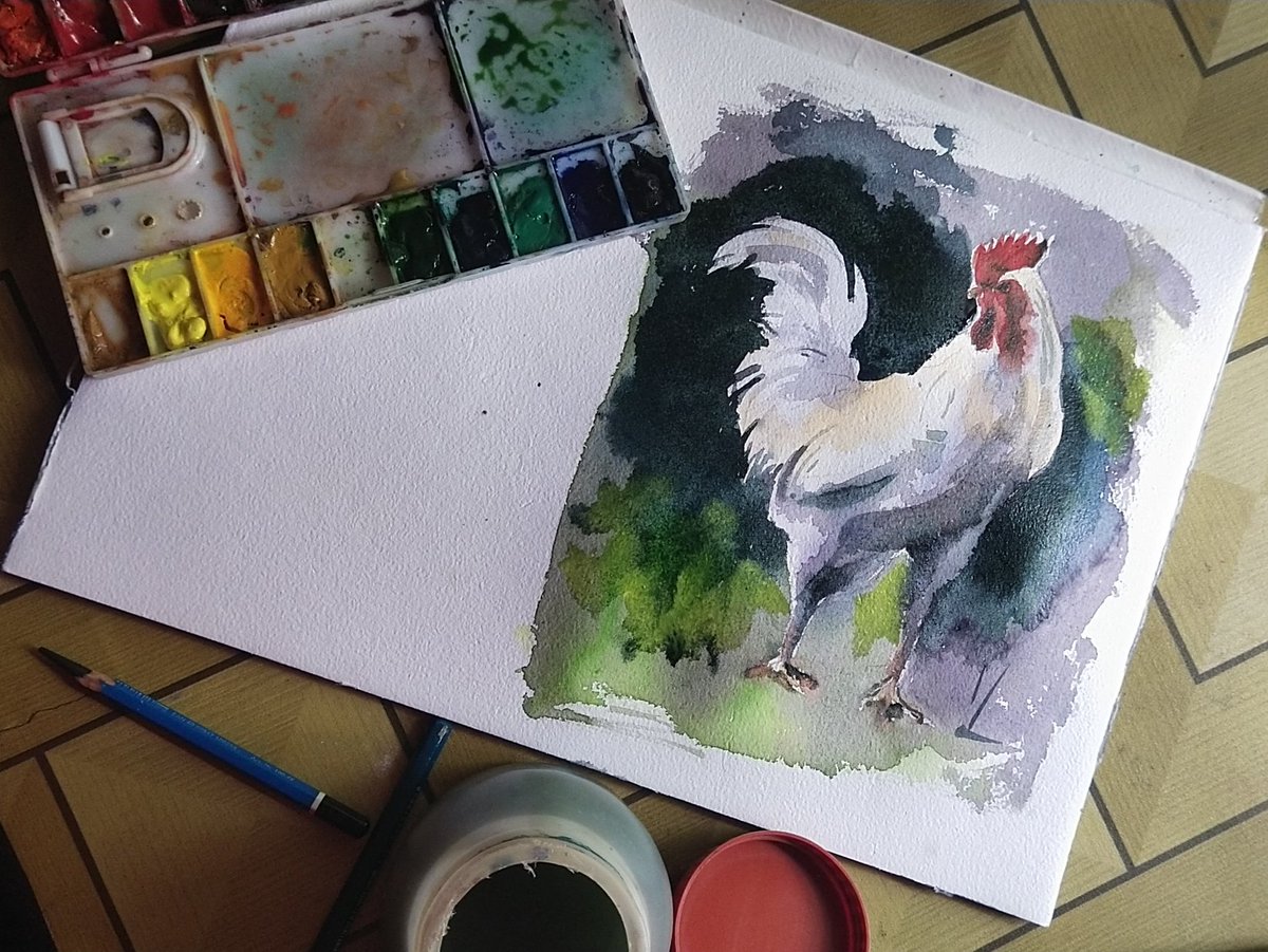 shiva9699's tweet photo. Watercolor 
My work 😊 https://t.co/2El1xInvVs