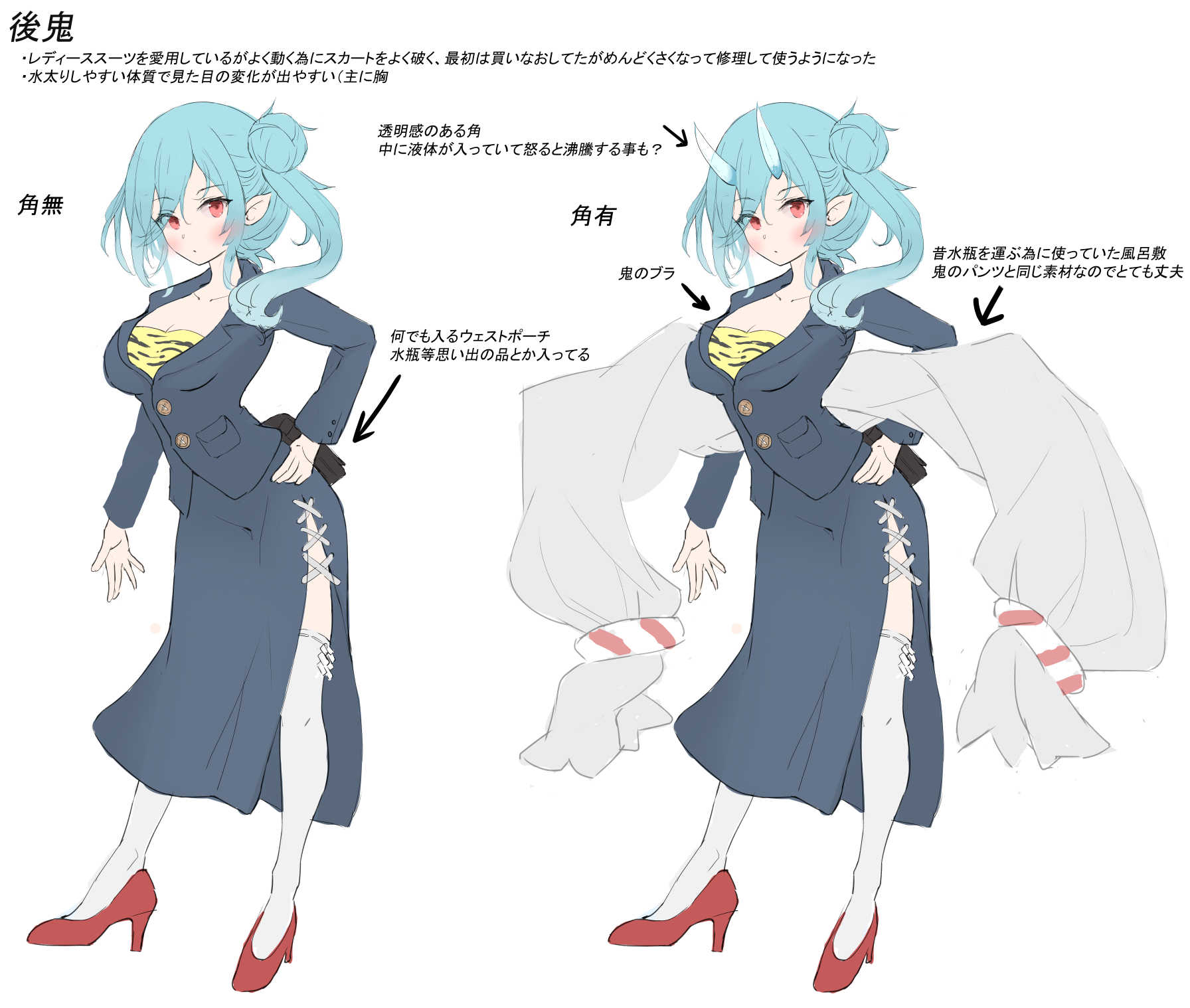 擬人化 手描き アナログイラスト 2 みなもと はる@てつむすのまち申込済 on X: 