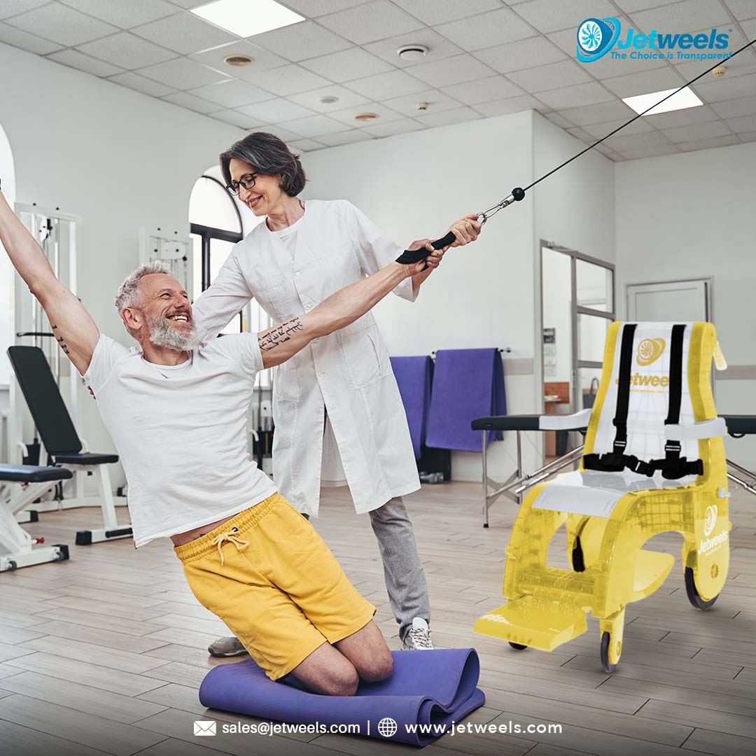 Keep your patients comfortable, with the help of the 100% non metallic transport chair that can help them move around easily, while enjoying being the host of benefit of comfort.
#transportchair #jetweels #mobilechair #transparentchair #transparenttransportchair #convenience