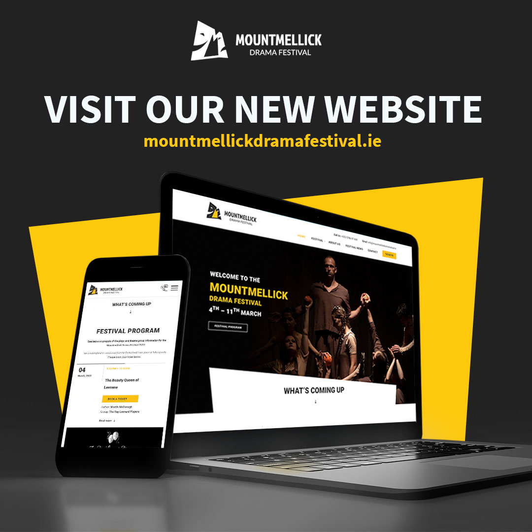 MarketingVimar's tweet photo. We're proud to launch the brand new Mountmellick Drama Festival website. If you're interested in drama and theatre, be sure to check out the upcoming events😃🎉

Visit https://t.co/b5zYaBIxCu for more information 

#Mountmellick #Laois #Ireland #DigitalMarketing #WebDevelopment https://t.co/l6ykHAo2T4