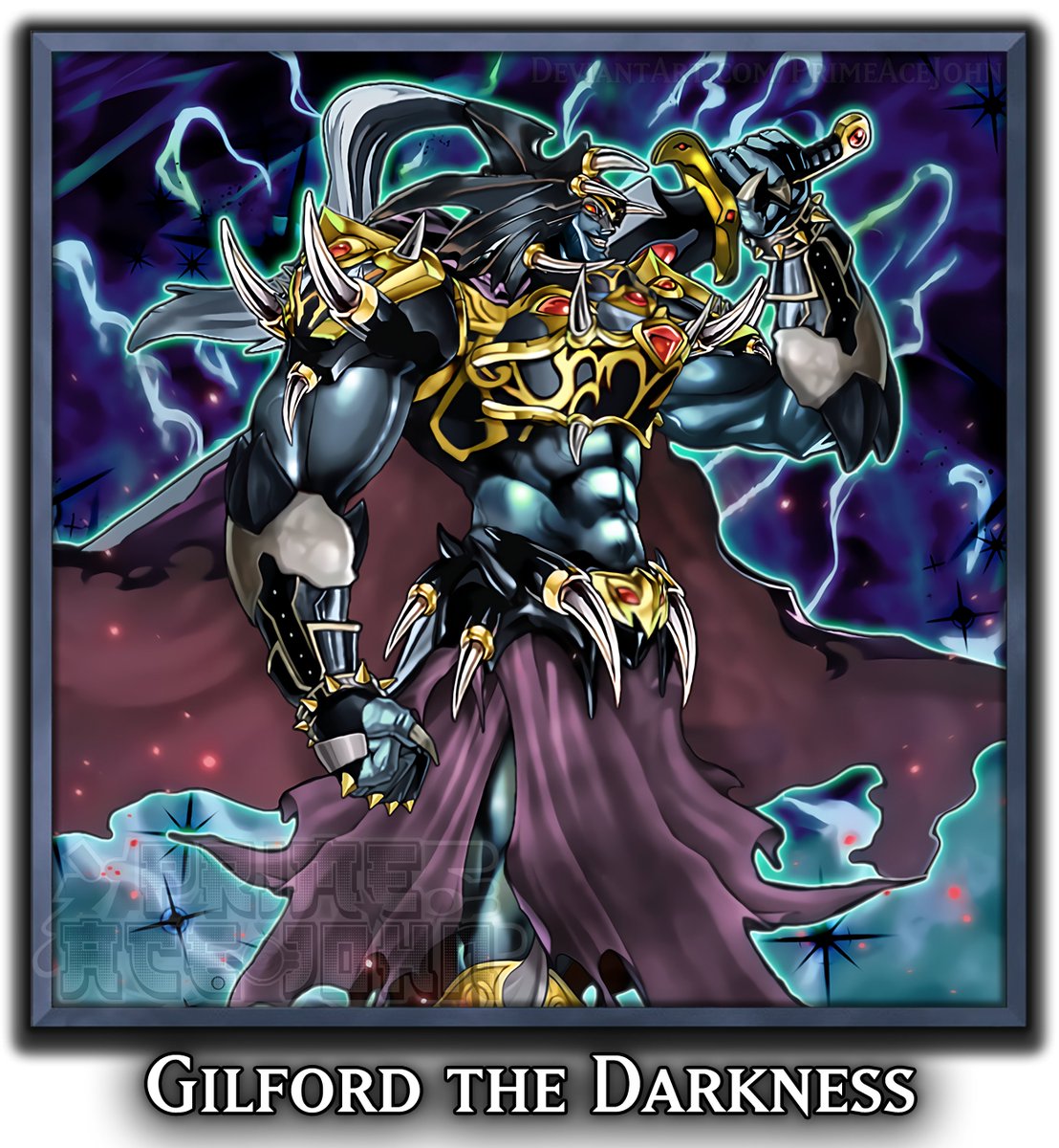 i hope none of you forgot how badass gilford the lightning is. here is his  evil counterpart. #yugioh #dark #variant #gilford | https://t.co/jd9beVJQ5V