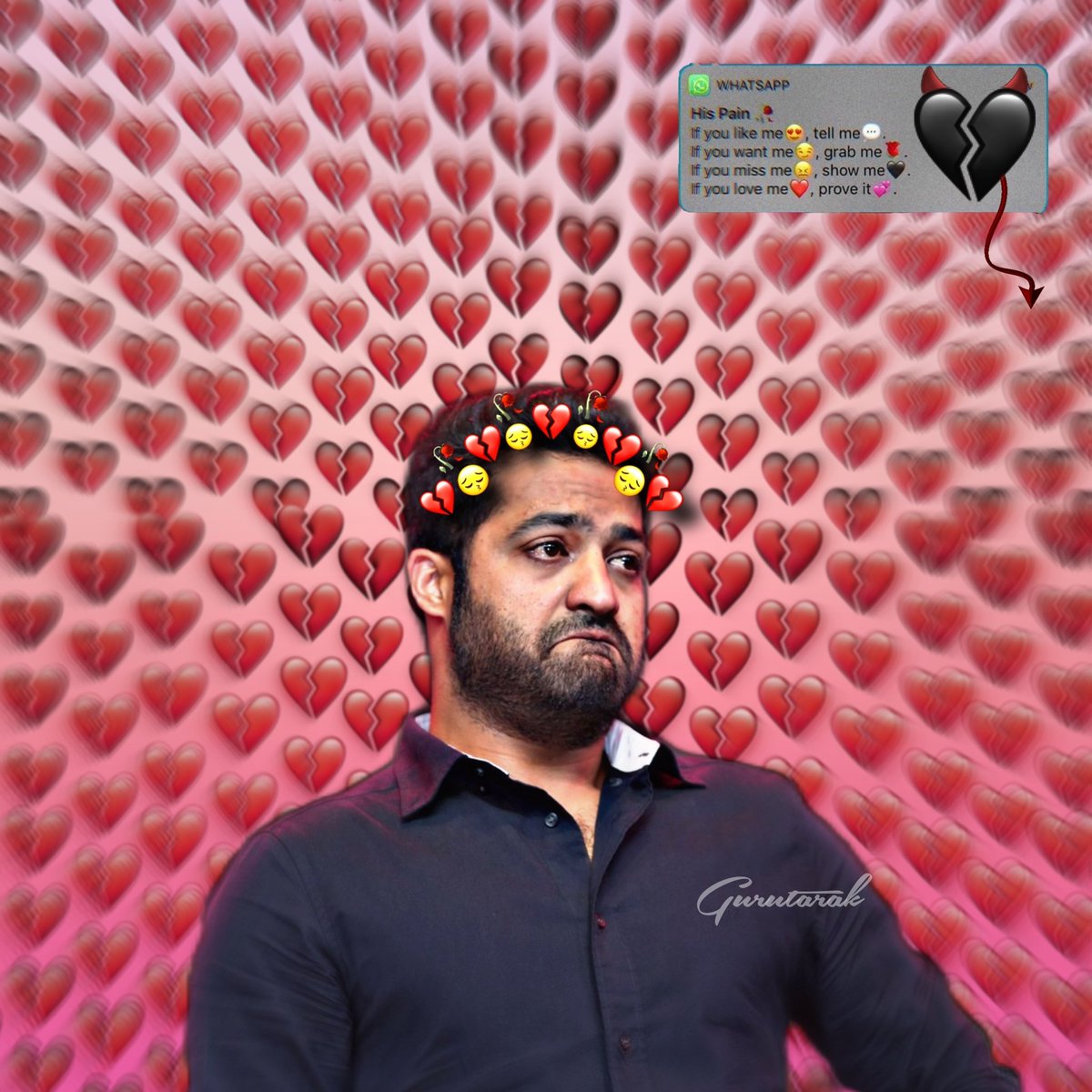 Tarakabimani99's tweet photo. Heart broken💔 
@tarak9999 
#editedpics
@TarakItsme 
#FolloMe #FolloForFolloBack #ManOfMassesNTR #JrNTR https://t.co/k2cZCUxZ6k