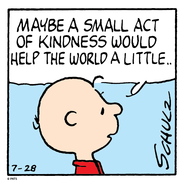 PEANUTS (@Snoopy) on Twitter photo 2022-02-17 14:54:03 No act of kindness is too small. Happy Random Acts of Kindness Day! #RandomActsOfKindnessDay #TakeCareWithSnoopy #TakeCareOfEachOther No act of kindness is too small. Happy Random Acts of Kindness Day! #RandomActsOfKindnessDay #TakeCareWithSnoopy #TakeCareOfEachOther