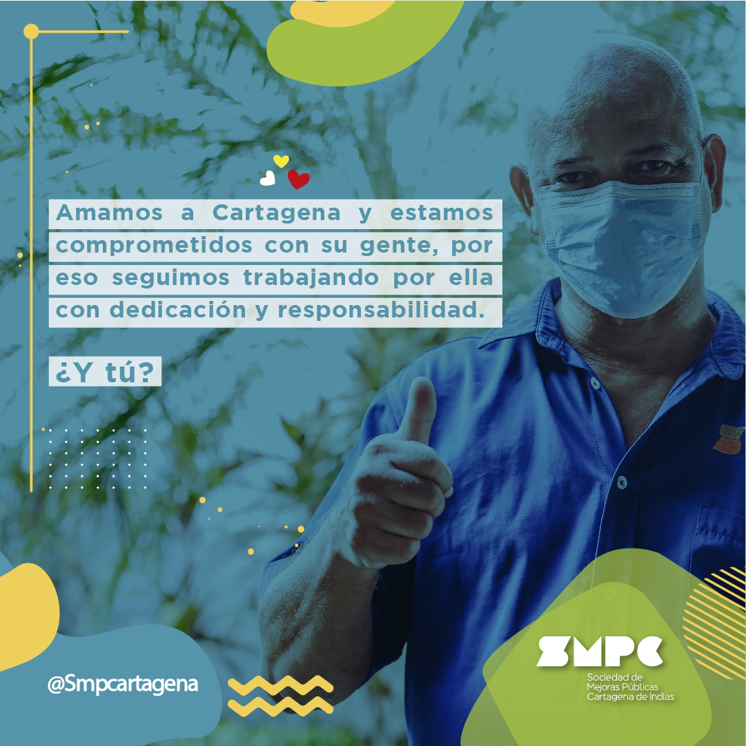 SMPCartagena's tweet photo. Amamos a Cartagena y estamos comprometidos con su gente, por eso seguimos trabajando por ella con dedicación y responsabilidad.

¿Y tú?
#smpcartagena #AmorporCartagena https://t.co/w29X4eeXVs