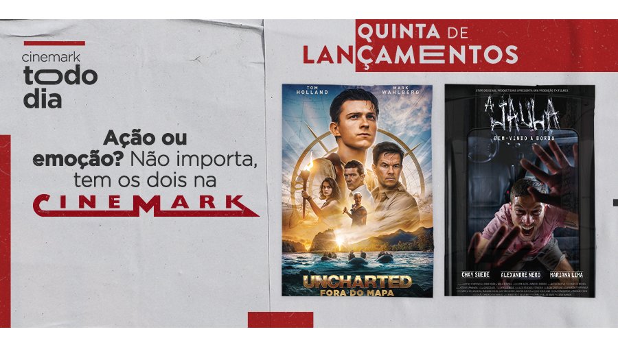 Uncharted: Fora do Mapa' é principal estreia da semana nos cinemas