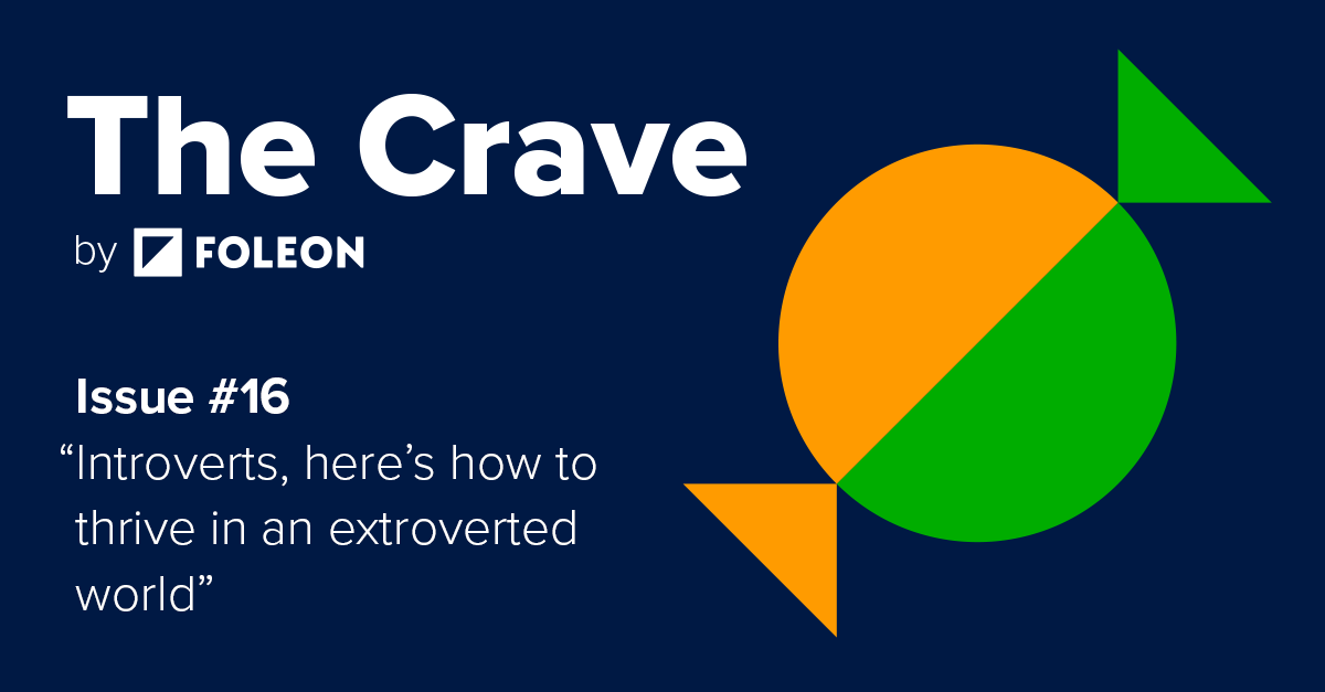 GetFoleon's tweet photo. In a world built for extroverts, what's an introvert to do? 🤔
In today's heartfelt issue of The Crave, our writer Sim makes some confessions about life as a highly introverted person navigating the #contentverse 💫
👉https://t.co/VCRCojGZ6N
#thecravediscussion #thecrave https://t.co/GQdLEPojef