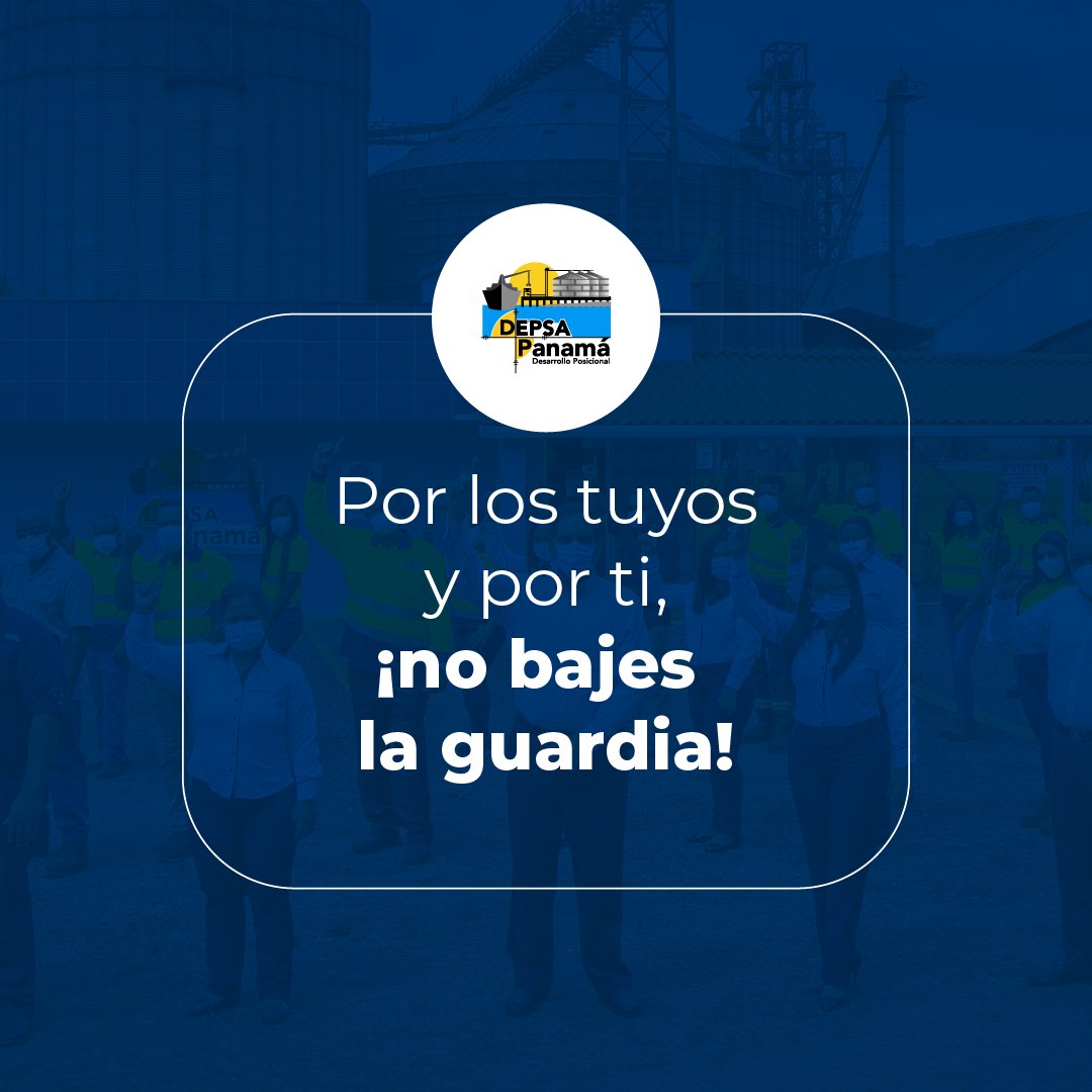 Queremos exhortarte a no bajar la guardia, mantener tus medidas de bioseguridad (como el uso de la mascarilla) y mantener el distanciamiento social.

 #OrgullosamentePanameños #PuertosPanamá #Portuario #Panamá
