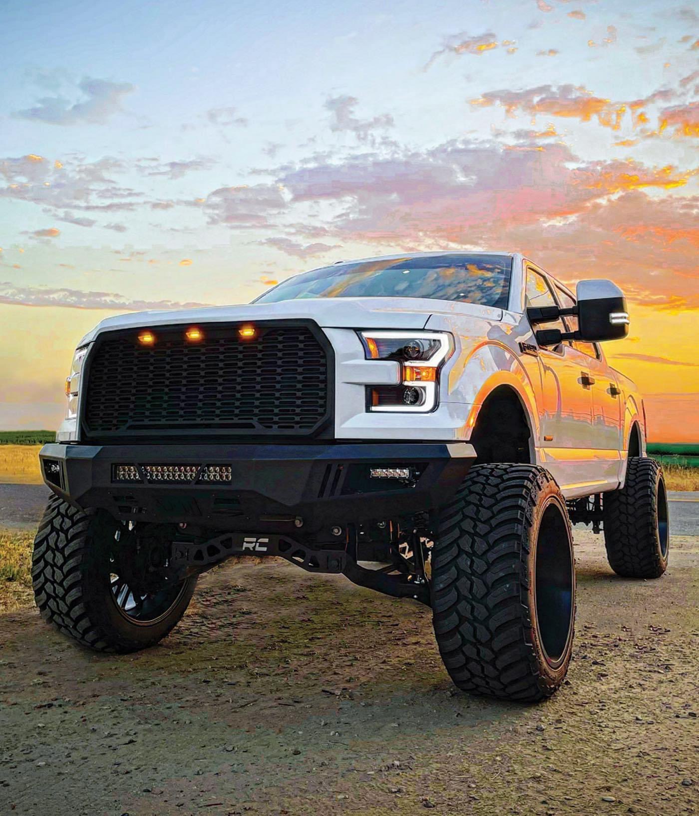 lifted ford trucks wallpaper