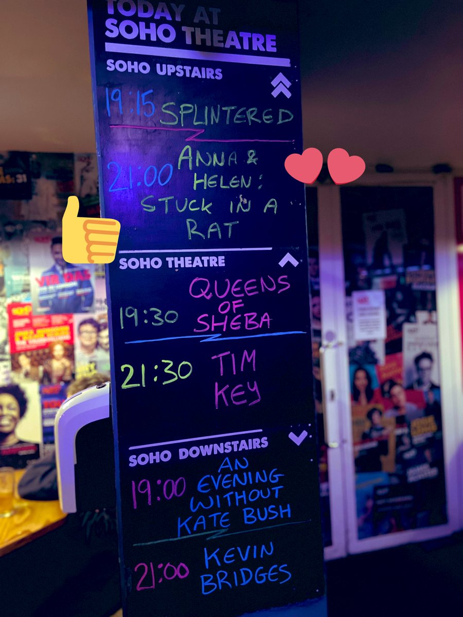 Just 3 nights left to get out of your rat <a href="/sohotheatre/">Soho Theatre</a> 9pm! BOOK NOW: sohotheatre.com/shows/anna-hel… 💛🐀💛