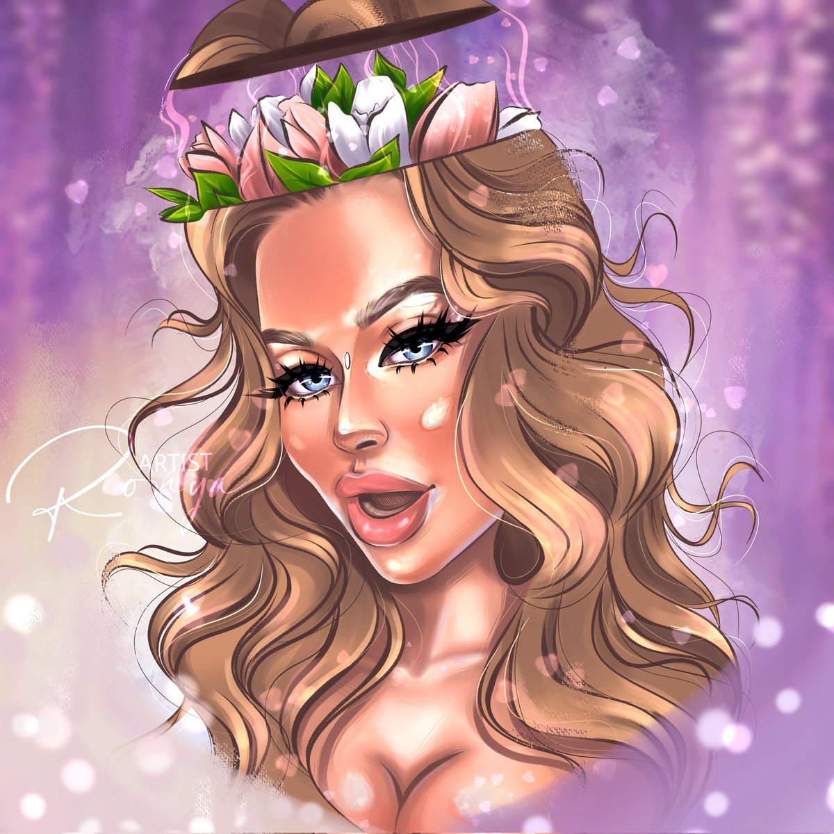 ronyaartist's tweet photo. New flower artwork🌷💞

"Flower Girl" on @opensea

What do you associate this  artwork with?🥰

0.044 ETH polygon👇🏻
https://t.co/B4ZiQu64Co

#NFTart #NFTartist #digitalart #fairArtNFT https://t.co/KjVqpf0uNO