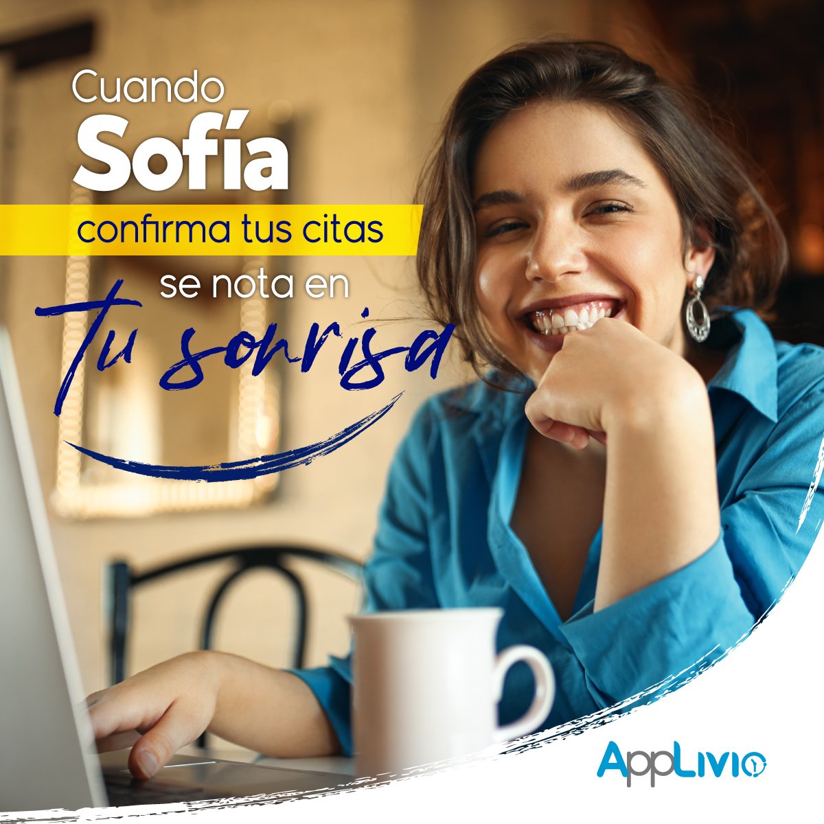 Recibe a tus pacientes con una sonrisa gracias a qué Sofía confirma las citas médicas por ti de manera efectiva y rápida ☺️
Conoce ahora nuestra plataforma Applivio!! Escríbenos +1 (939)545-0097