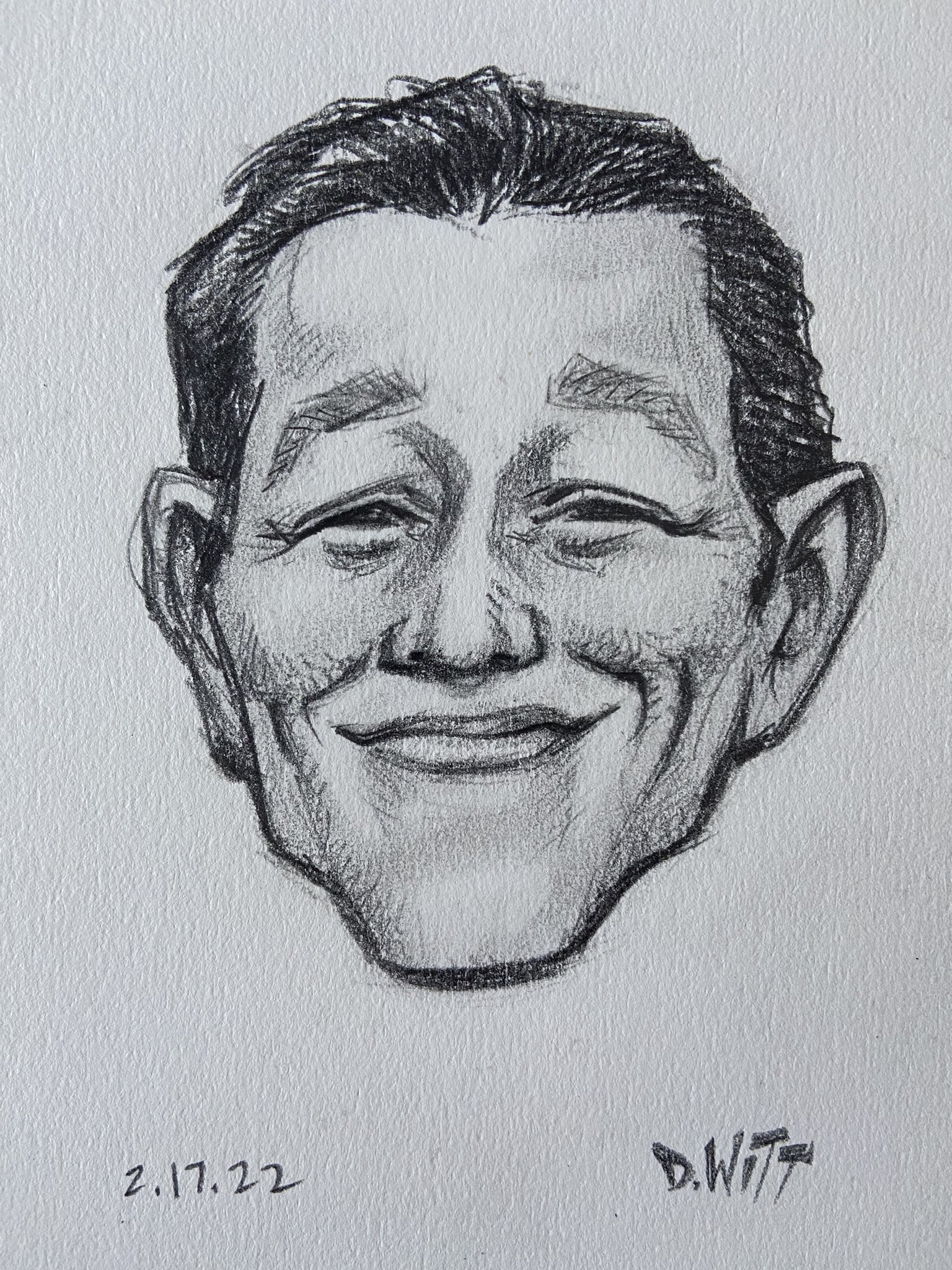Today s caricature practice: Happy Birthday to Joseph Gordon-Levitt. from a fan since 3rd Rock. 