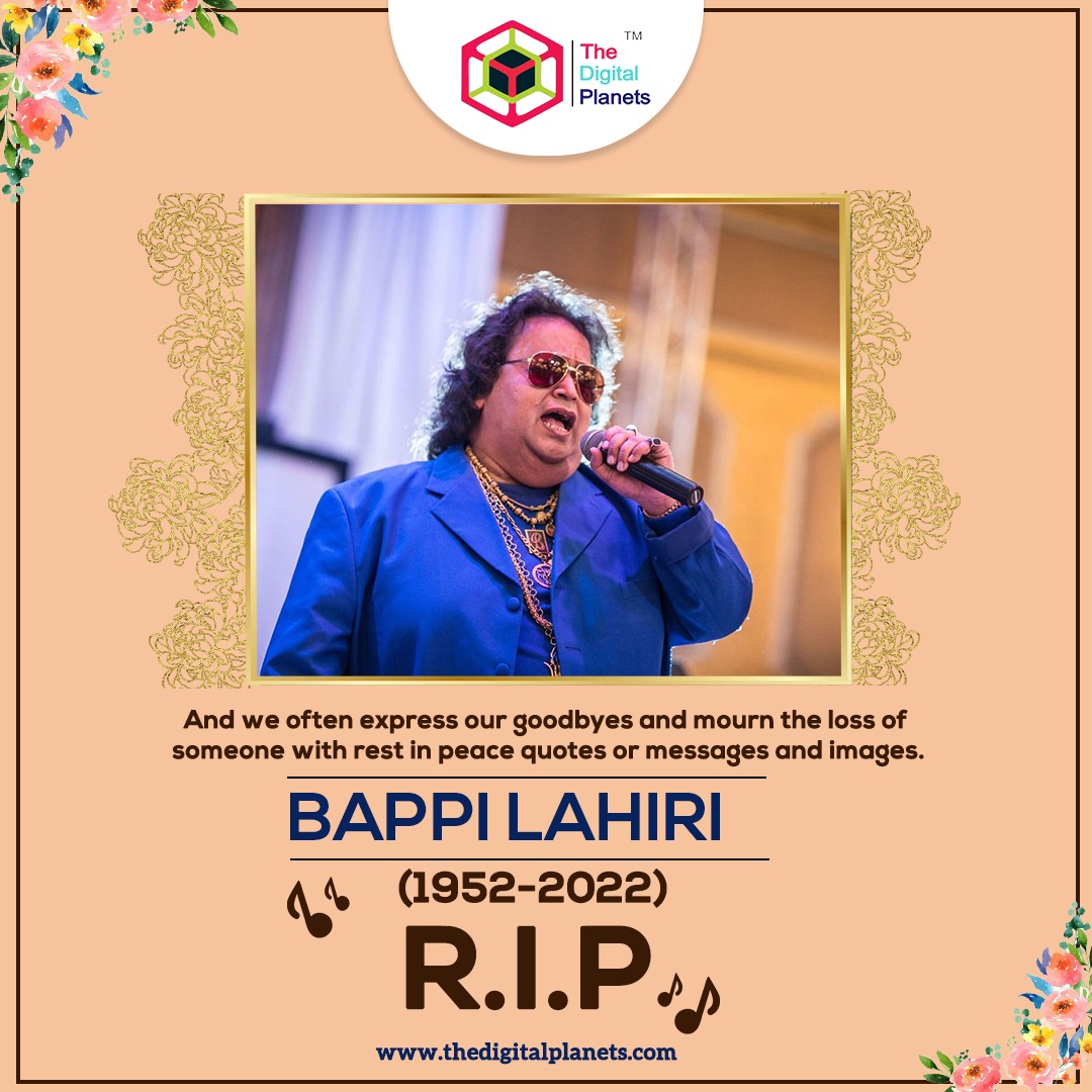 RIP 🙏

#bollywoodchronicle #bappilahiri
#singer #composer #celebritystyle #restinpeace