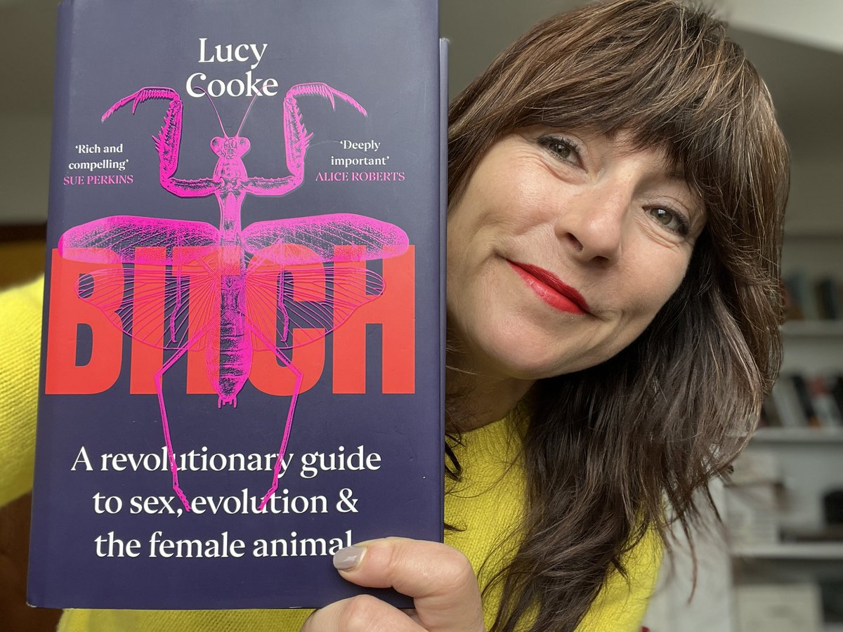 The BITCH has landed. This is the book that took me over two years to write. In my actual hands. It documents how sexist bias polluted evolutionary biology &amp; caused the female of the species to be marginalised &amp; misunderstood by the scientific patriarchy. Out March 3rd #bitchbook