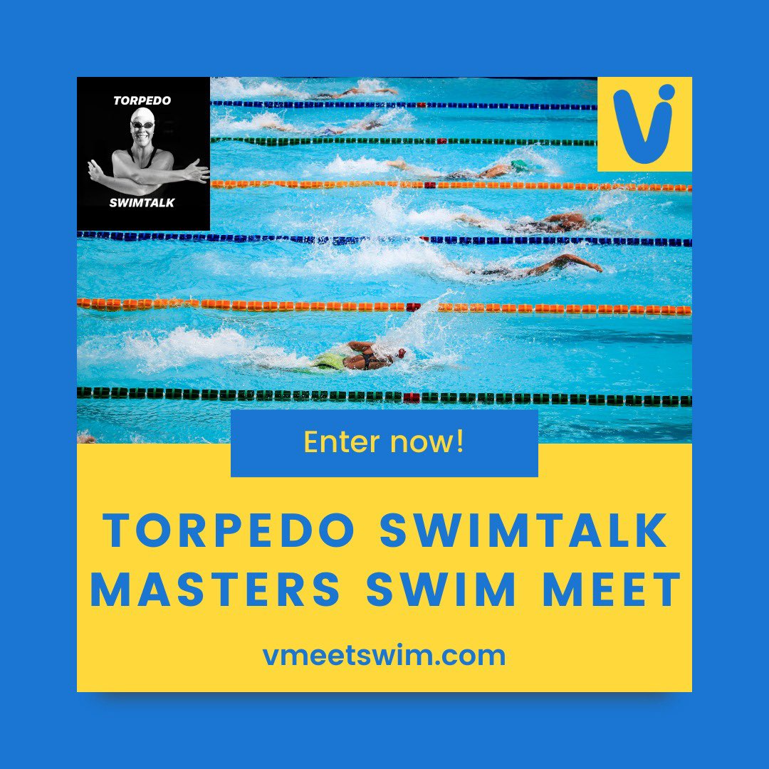 You have an extra month to compete in the Torpedo SwimTalk Masters Swim Meet! 🎉

The end date of the meet has been extended to the end of March! So get your team signed up now to compete against masters swimmers all around the world!

Enter now: vmeetswim.com