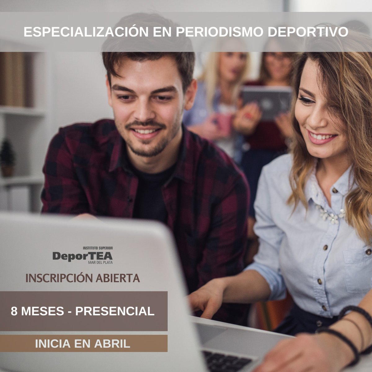 ✅INSCRIPCIÓN ABIERTA
CURSO de Formación Profesional Continua en  PERIODISMO DEPORTIVO
⚡️Vacantes limitadas
La información la encuentras aquí 👇
deportea.edu.ar/especializacio…
#Capacitación #Postgrado #MardelPlata #Periodismo #DeporTEA