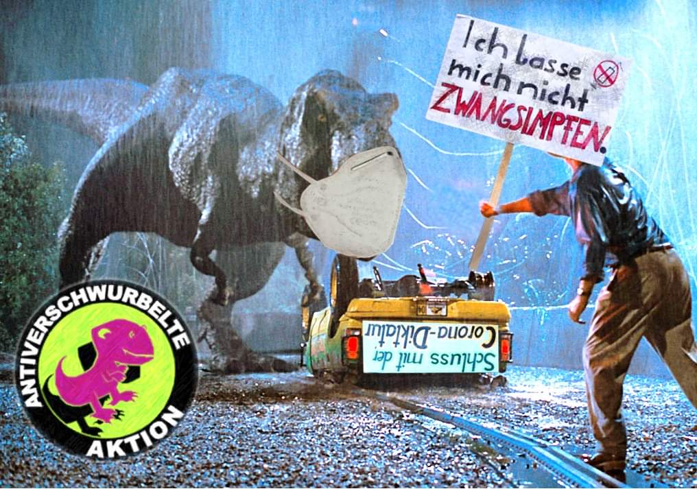 reclaimrosalux1's tweet photo. samstag wieder gegen schwurbel auf die straße gehen! 

in #berlin, #hamburg, #düsseldorf, #dresden, #frankfurt! schließt euch der echsistenzialistischen bewegung an! 
🦖
#b1902 #ffm1902 #dus1902 #dd1902 #hh1902 
🐢🐍🐉🐲🐊🐘🐉🐢
https://t.co/e0cCOYrbnF https://t.co/Irpw0ZoiNj