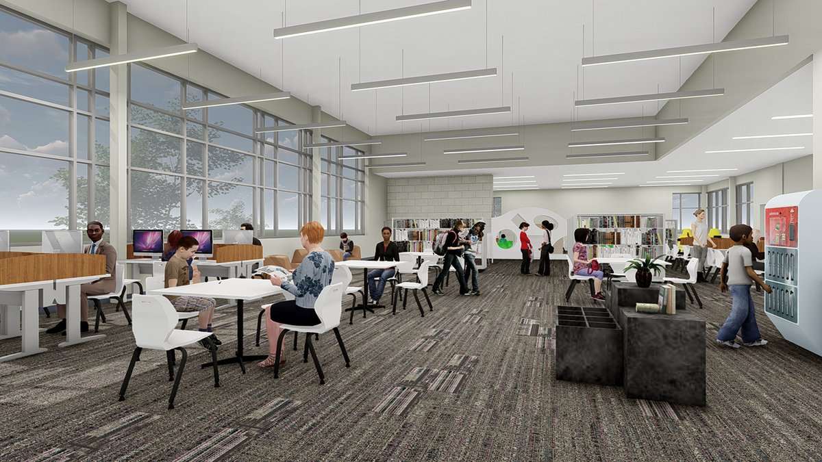 cincylibrary's tweet image. Get a first look at renderings of the Walnut Hills #NextGenLibrary! 😍

The renovations will maintain the building&apos;s historic elements while nearly doubling its square footage. Completion is set for this year! Details: cinlib.org/next-gen-walnu…