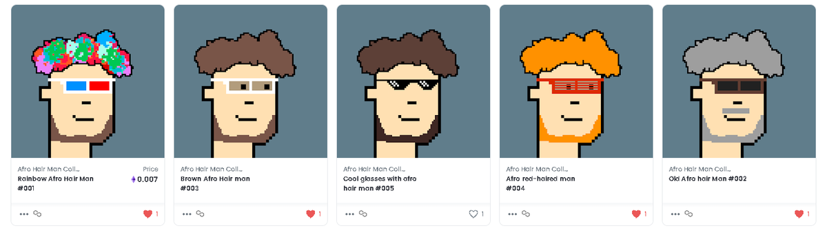 Umudoderler's tweet photo. Afro Hair Man Collection Listed On OpenSea
https://t.co/patnxj8dA1
#NFTCommunity #NFTs #cryptocurrencies #opensea https://t.co/EXxo3jPX1G