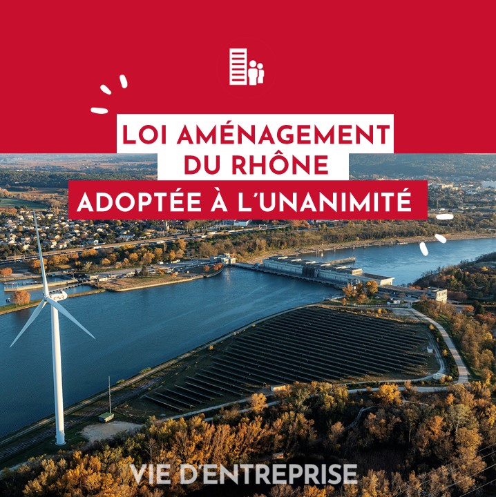 Loi pour l'aménagement du #Rhône adoptée à l'unanimité par @AssembleeNat et @Senat Laurence BORIE-BANCEL : «immense #fierté pour nos 1400 salariés ! Un nouveau chapitre s'ouvre pour CNR, au service de #transitionécologique des #territoires» bit.ly/3LzD9r0