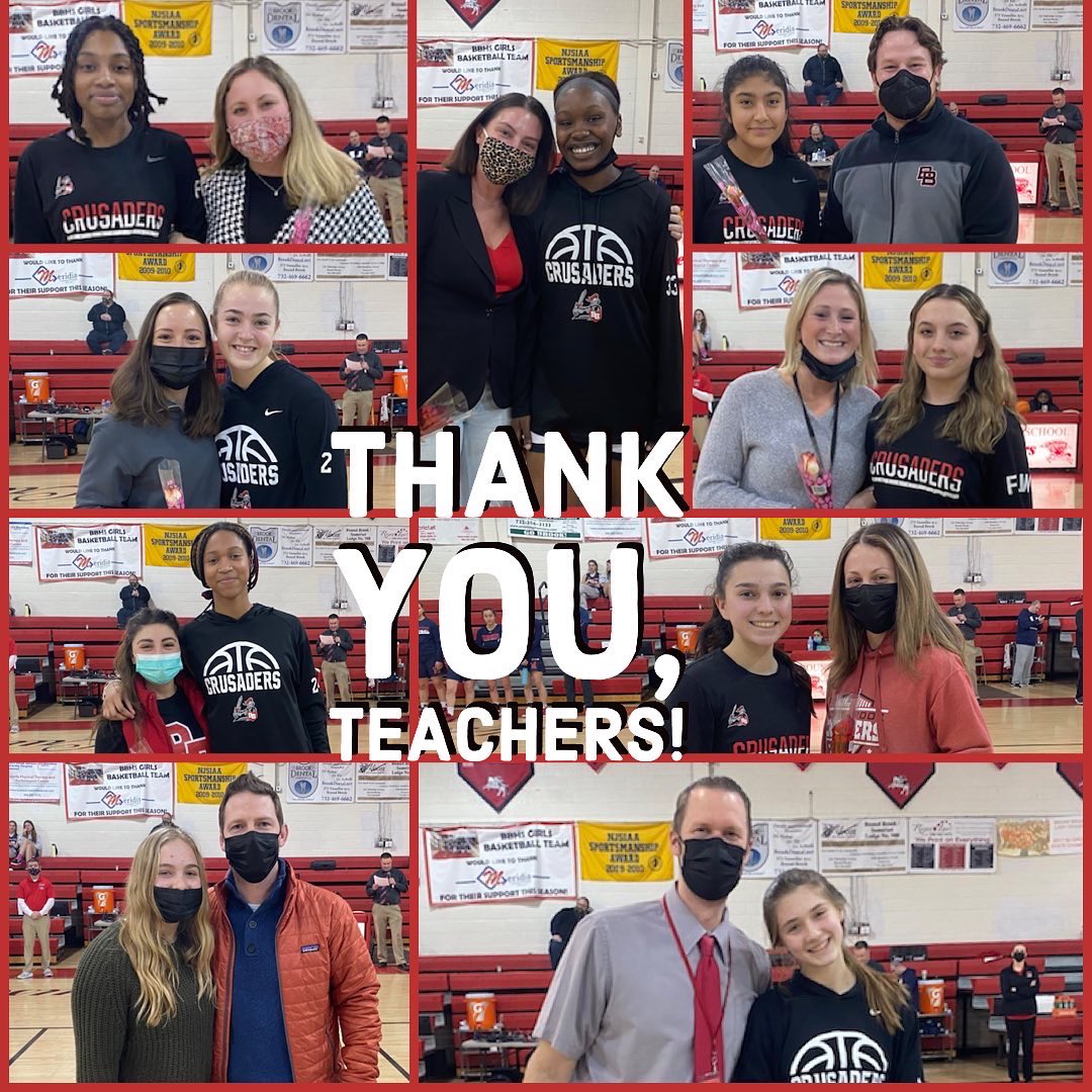 BBcrusaderball's tweet photo. TY you to all the teachers that came ON Tuesday &amp; have influenced our girls’ lives in some way. A huge TY to all teachers. You all have a job that impacts students lives inside and outside the classroom every day. One of the toughest jobs out there. TY you for all you do!❤️ https://t.co/8cs1WVwdZi