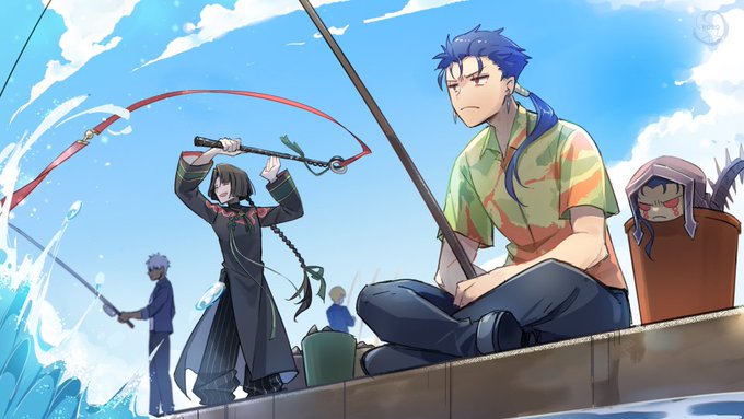 クーフーリンのtwitterイラスト作品