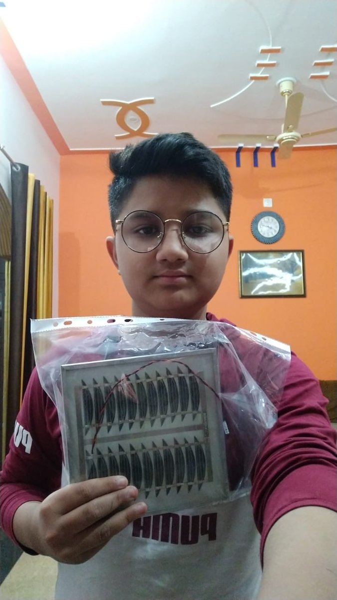 Mihir Singh from #ArmyPublicSchool, Meerut, was enthusiastic to work on a #SolarCar, But stopped due to #covid.Recived components from side of #Innogical.
<a href="/AIMtoInnovate/">Atal Innovation Mission Official</a> <a href="/DrChintan_V/">Chintan Vaishnav</a> 
<a href="/RajivKumar1/">Rajiv Kumar</a> <a href="/amitabhk87/">Amitabh Kant</a> <a href="/EduMinOfIndia/">Ministry of Education</a>
#AIMtoInnovate
#AtalTinkeringLab
#InnovateForIndia