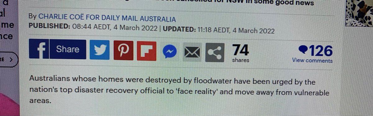 Aaaand there it is…

The #strandedAussies  “you should have come home sooner” equivalent  for the victims of the #qldfloods and #NSWFloods