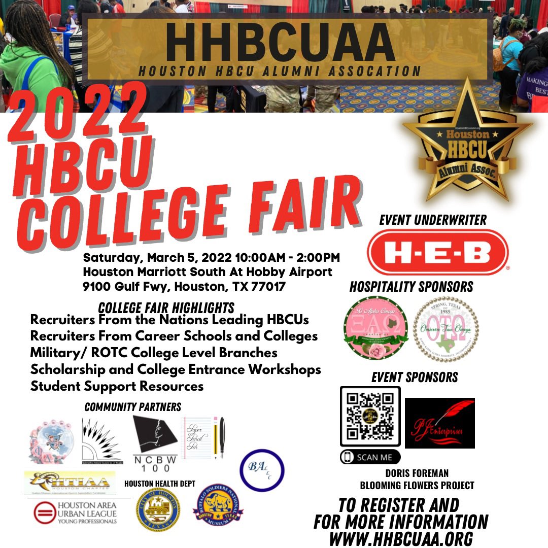 Register online HHBCUAA.org