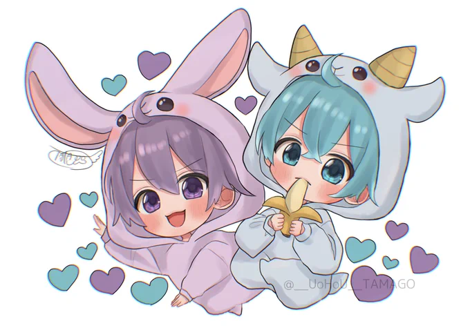 💜!!ななころ!!💙

#ななもりぎゃらりー #ころんくん
#すとぷりギャラリー 