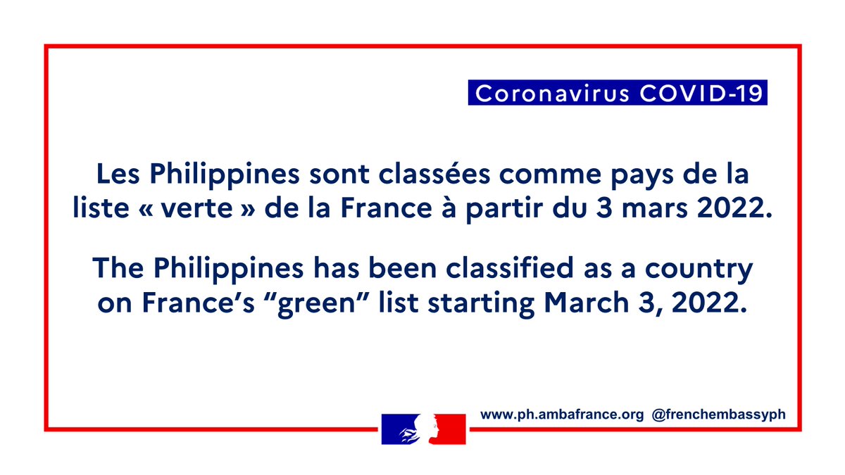 Covid green list countries philippines