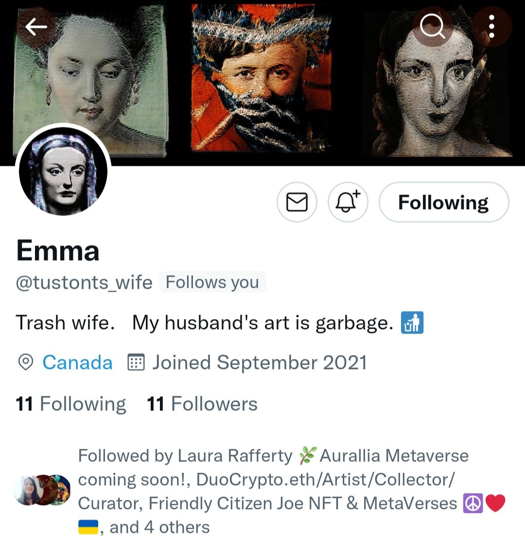 Find someone who will support you- no matter how fkn crazy people think you are.

Ride or die baby 🗑🖤🗑