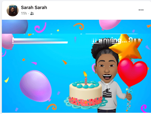 Happy Birthday Sarah Thomas! Give a Follow 