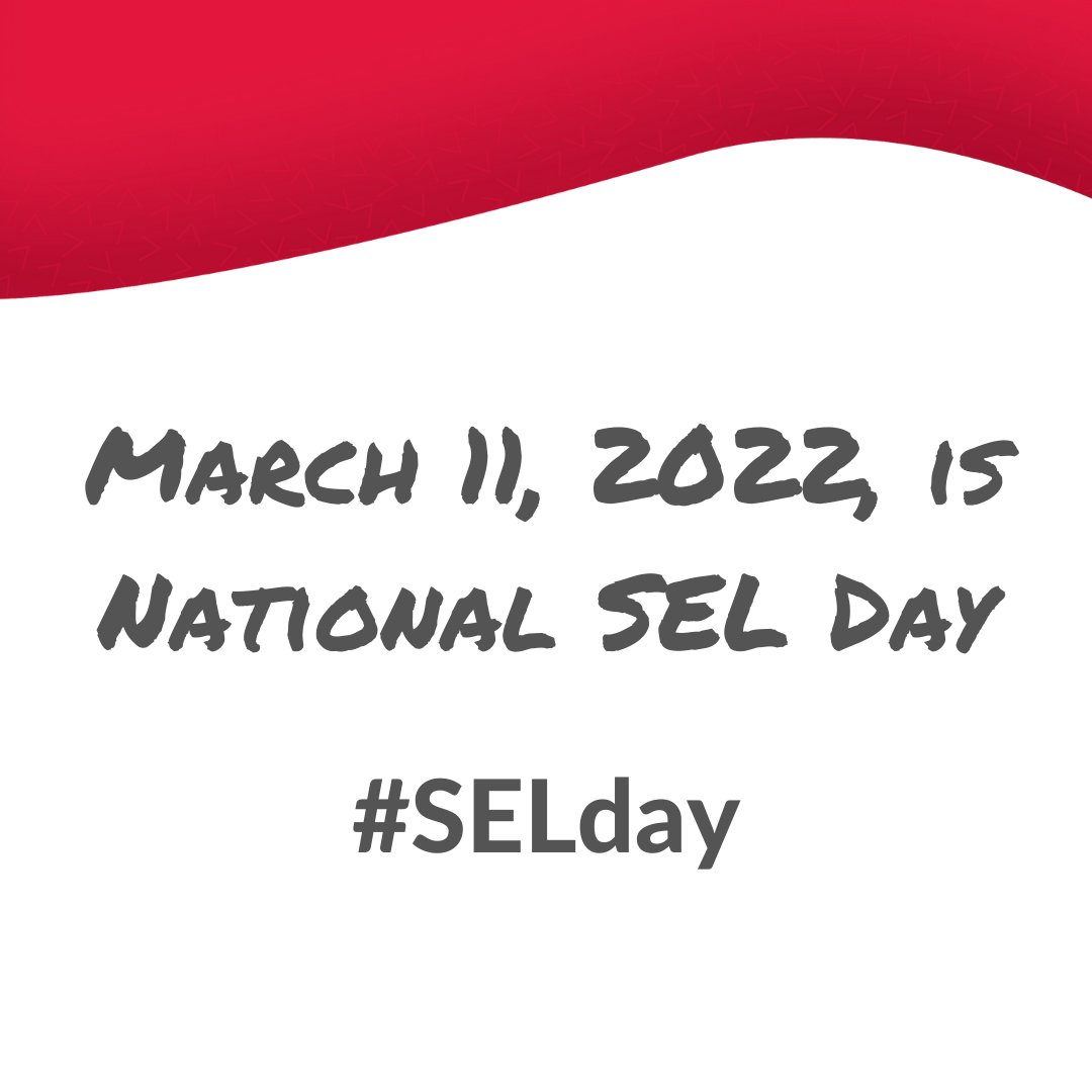 Zones of Regulation on Twitter "Did you know March 11 is National SEL