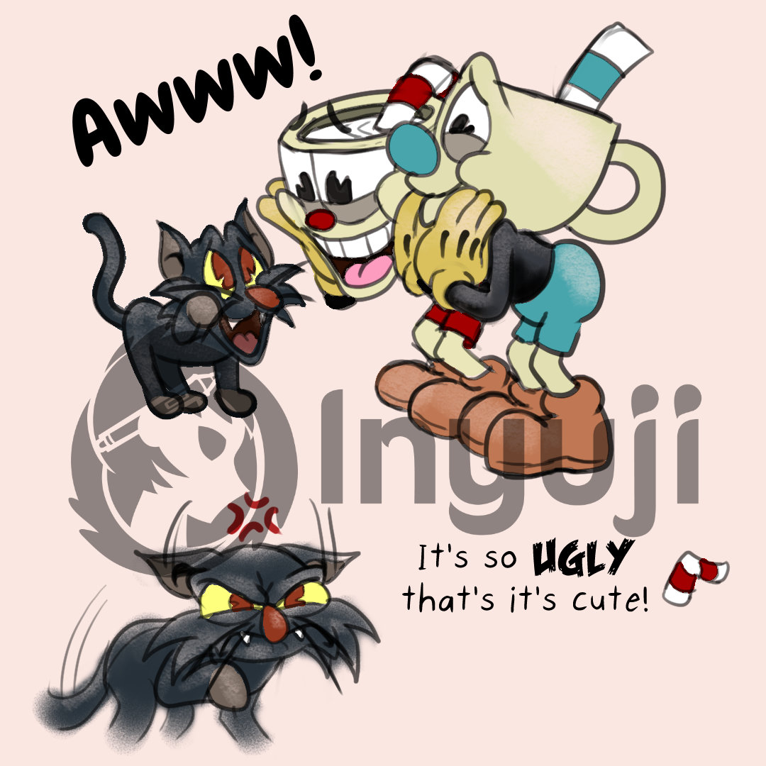 inyujidraws's tweet photo. closeups of the devil kitty #cupheadshow #cupheaddevil #devilkitty #cupheadfanart #TheDevil https://t.co/CRa3mYYmSD