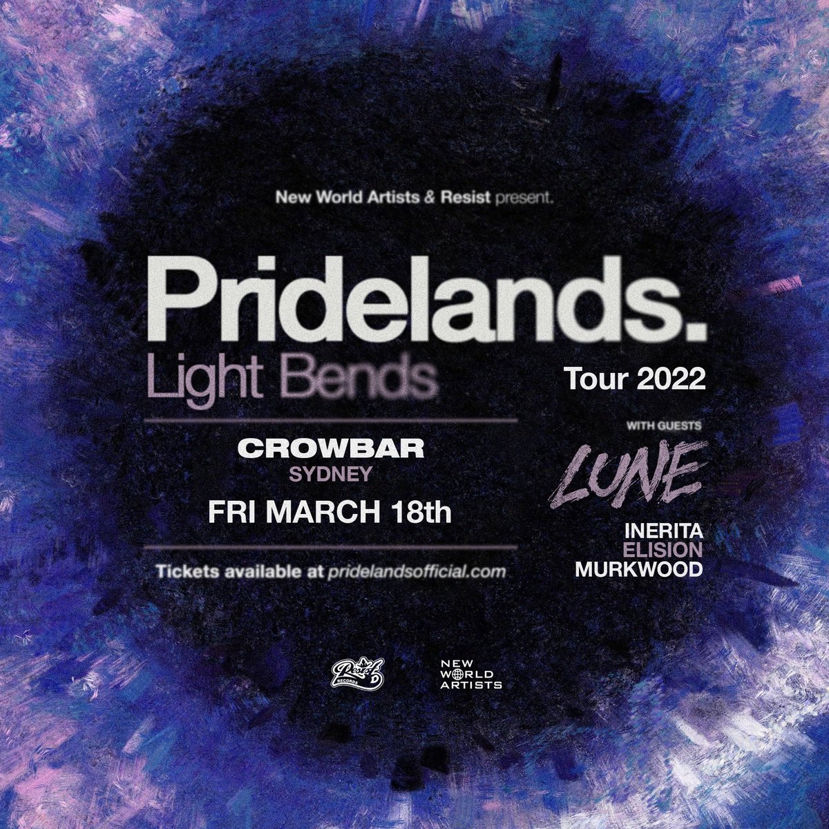 pridelandsband's tweet image. LOCAL SUPPORTS ANNOUNCED

We are pleased to have these bands joining us and @lunegroove for select dates on the Light Bends Tour! 

Tix available here - pridelandsofficial.com