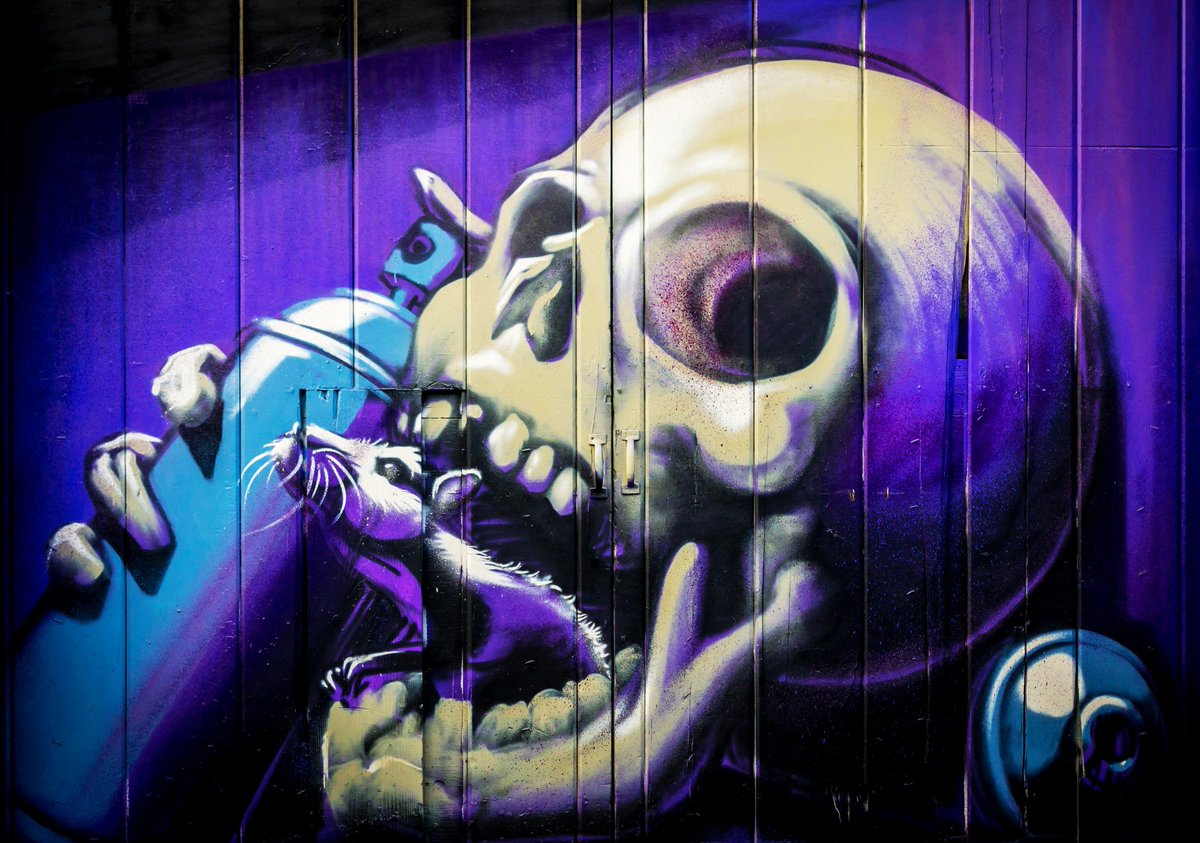 ☠️.. #StreetArt #graffiti