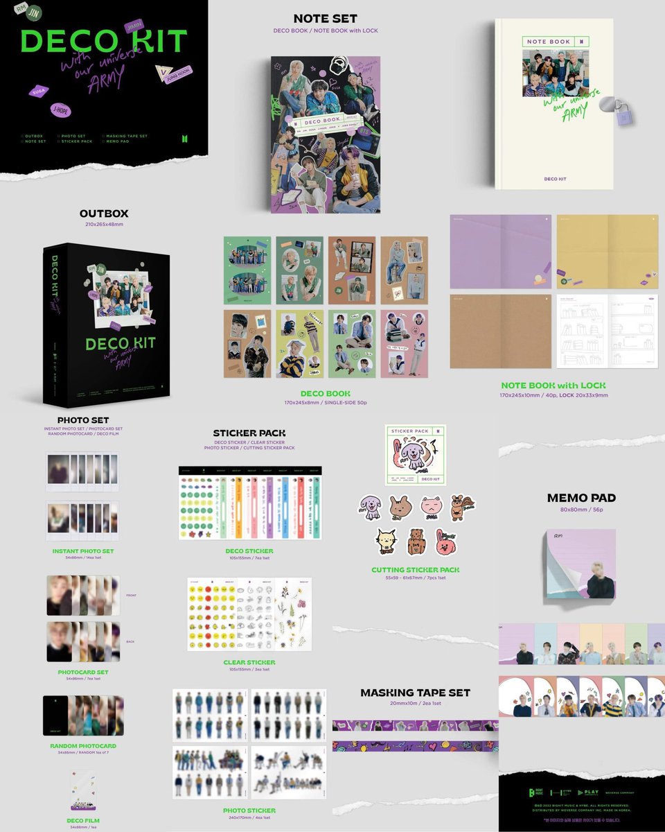 AnneJellyPH's tweet photo. #Anne_GO PH GO HELP RT WTS LFB BTS

BTS DECO KIT (Sealed)
P1,850

🍒With FREEBIES 
🗓️DOP: March 15
🚚MOD: GGX, S/CO, FLASH, J&amp;T
💵MOP: GCASH 
🚢ETA: 3-4 weeks https://t.co/kP0XgJfzpt