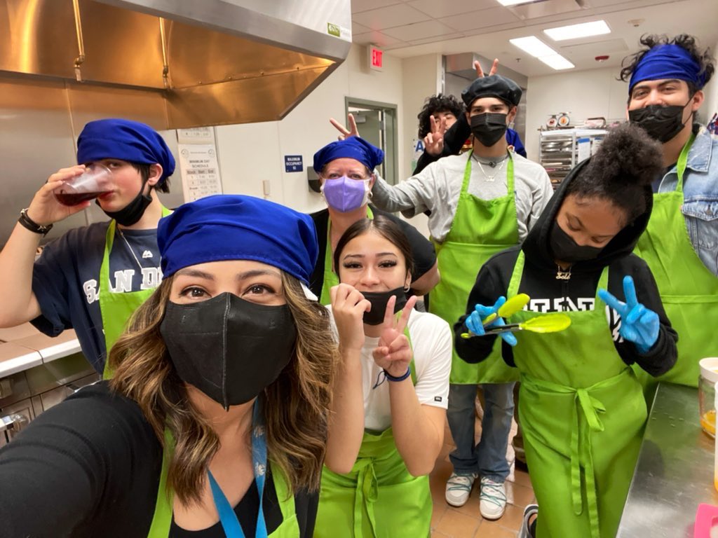 Our culinary days are over 🥲 but we loved every minute! Shoutout to <a href="/adeamude/">Angela DeaMude</a> for being an amazing teacher 👩‍🍳 🥘 💛 <a href="/ChapCares/">Chaparral HS</a>