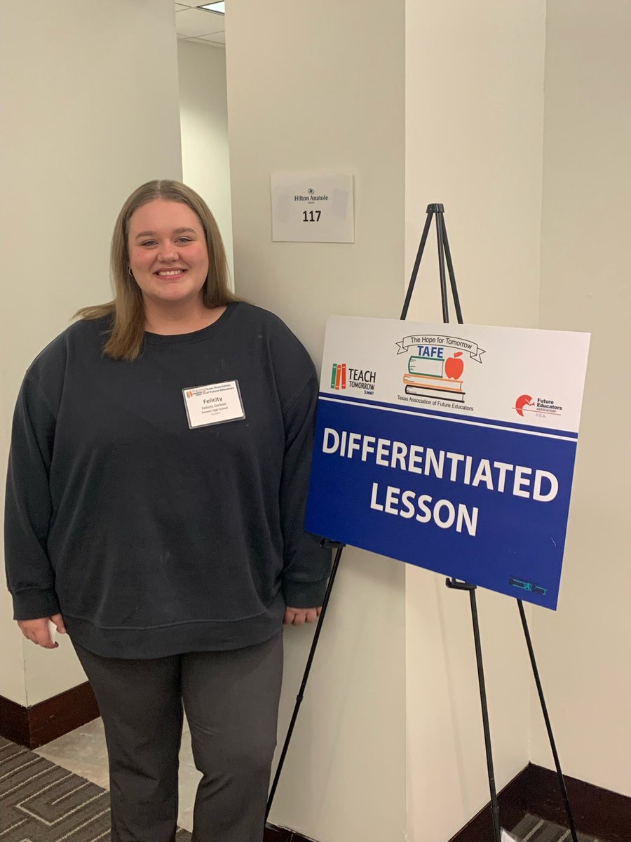 Bears_TAFE's tweet photo. Felicity differentiated a math lesson to accommodate students with learning disabilities, students learning English, and students who are gifted and talented. She rocked it! https://t.co/9jNS5WSWzQ