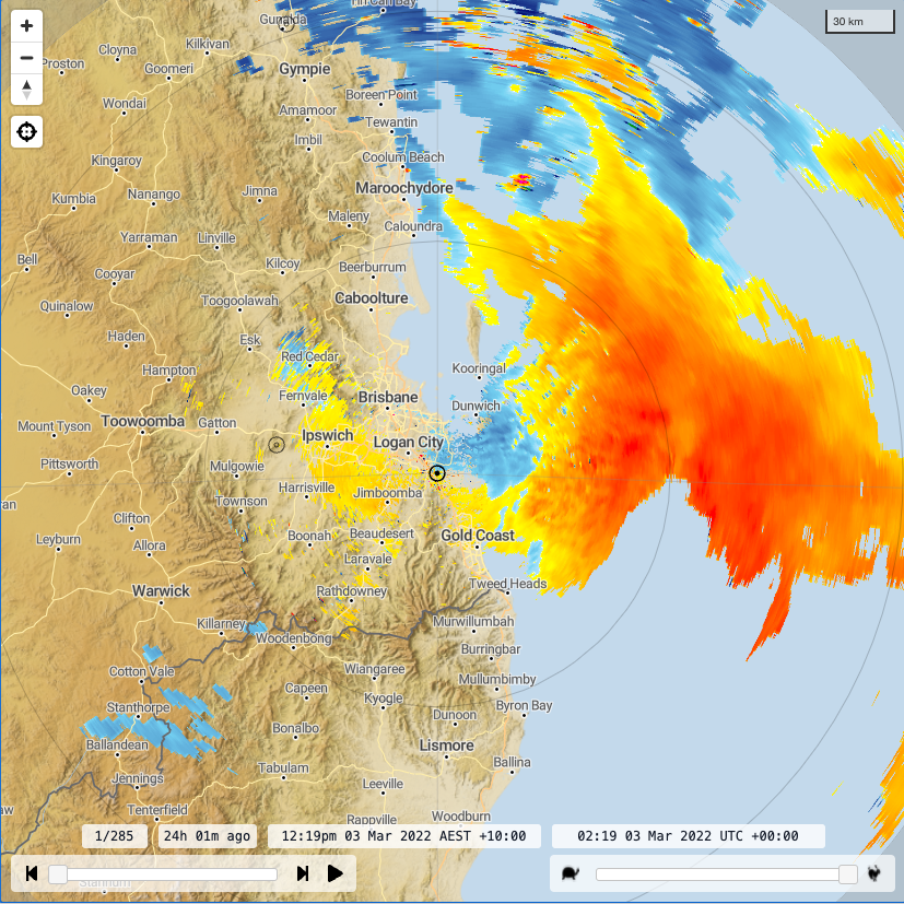 weatherchaser's tweet photo. Wind velocity, classification &amp; accumulated rainfall (hourly and daily) have been added alongside reflectivity imagery on our new (in beta) HD radar viewer. Data from more times/radars continue to be added, as well as fixes and additional functionality.

https://t.co/ZQbiXSR9f5 https://t.co/jYbMvGEtuZ