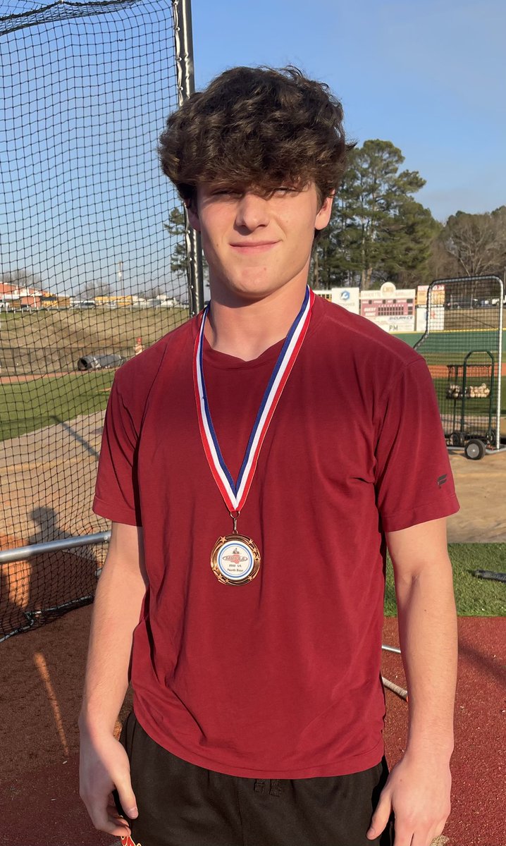 This dude showed up to practice with some hardware. He was a little late so he does owe us a lap but… Congrats to Noah Robinson on advancing to the State Powerlifting Final. Big time proud of you.