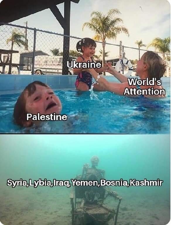 When Ukrainian civilians pick up weapons to defend their land from invaders, Western media call them heroes. When Palestinians do it, they call them terrorists.

#RussianUkrainianWar #RussiaUkraine #Ukraine #war #Russian #UkraineRussianWar #NATO