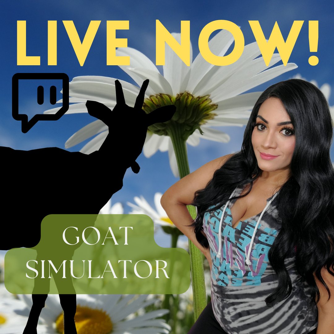 yellowsclub's tweet photo. Live now!
Game: Goat Simulator
https://t.co/ao035yhGcW

#twtich #streamer #smallstreamer #videogames #live #goat #goatsimulator #twitchlive #femalestreamer #smallstreamercomunity #comedy #fungame https://t.co/wEme5j90YY