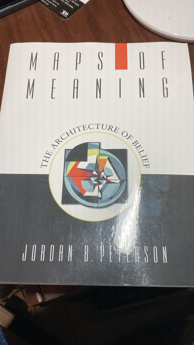 HugoEnriqueO's tweet photo. Recién llegado este regalazo de mi amada esposa! Un libro de @jordanbpeterson que se ve muy interesante #mapsofmeaning https://t.co/0rruhZZnqN