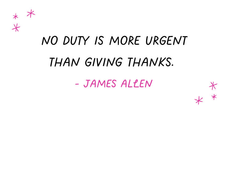 dailyhumanco's tweet photo. No duty is more urgent than giving thanks. - James Allen

#gratitude #givingthanks #MindfulMarch https://t.co/7HUVr88MxF