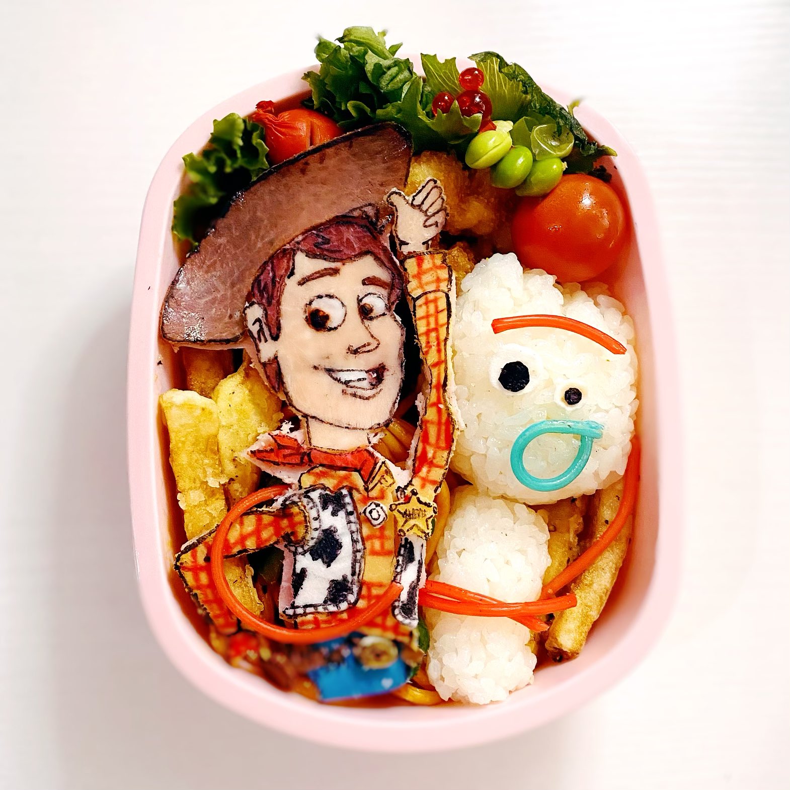 キャラ弁お兄ちゃん 今日の妹のお弁当 ウッディ Amp フォーキー T Co Ak96tymc1k シスコン キャラ弁 キャラ弁お兄ちゃん トイストーリー ウッディ フォーキー Toystory Disney Japaneseanime Japaneseanimation Bento Lunchbox