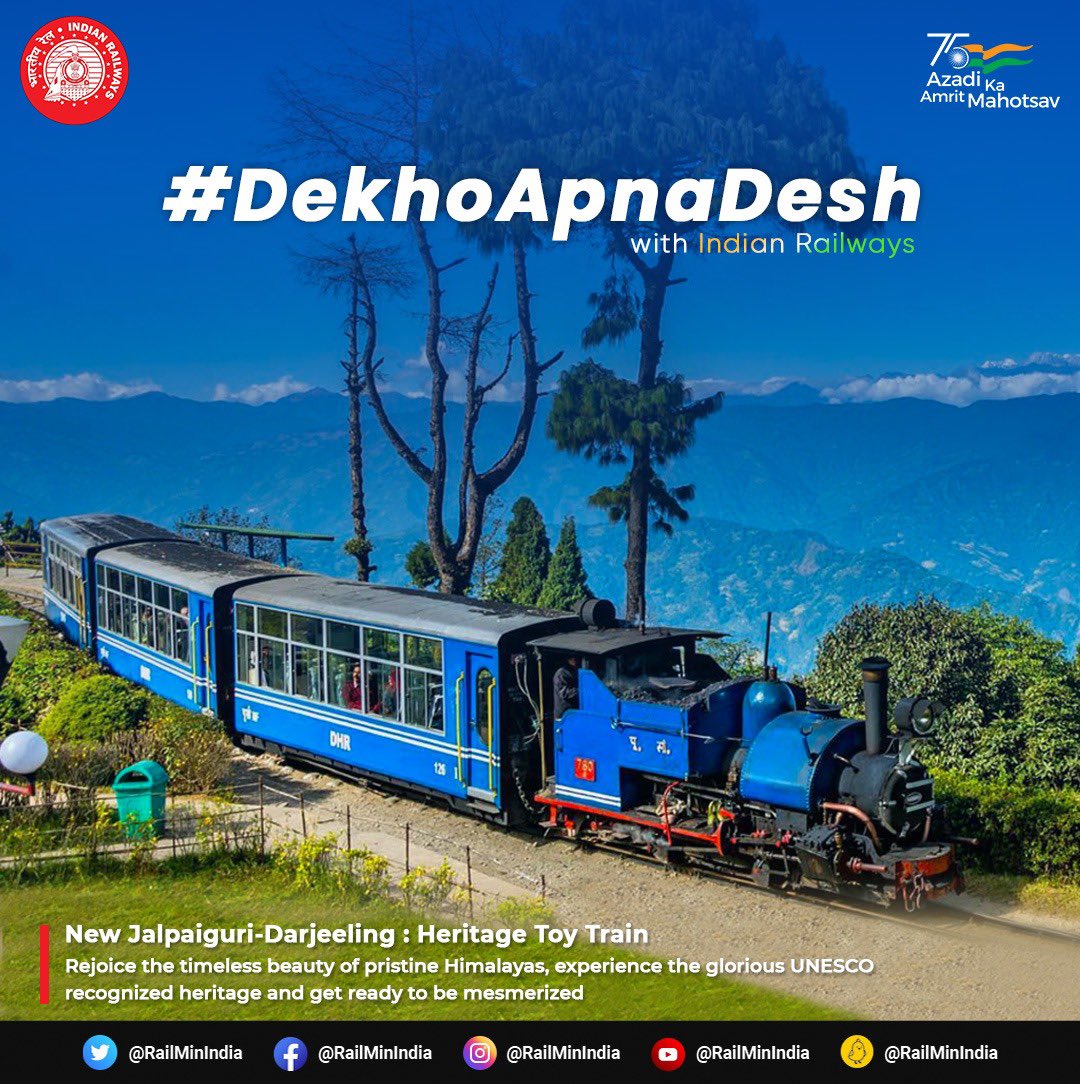 Ministry of Railways on Twitter "Himalayan Wanderlust! Rejoice in the