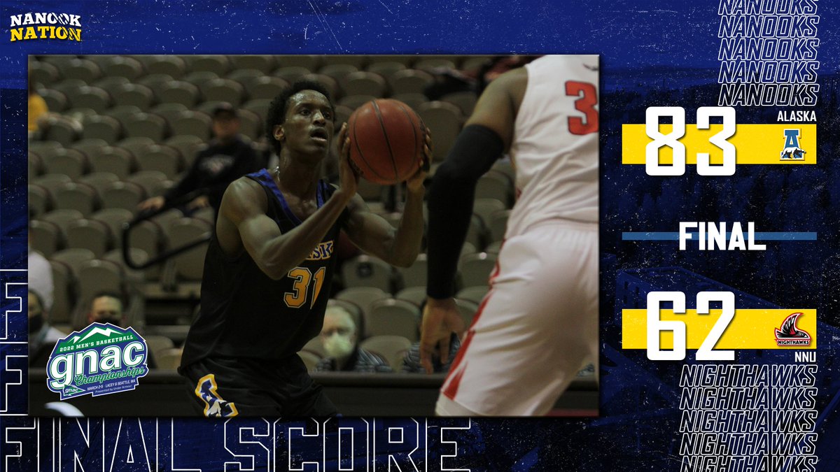 NanooksMBB's tweet photo. *Hey Siri, play On to the Next One by JAY-Z*

We're off to the semis! Doozy leads the way with 32 on 12-18 shooting, 3-3 from deep and 5-7 free throws! He added 10 boards for a double-double. Shabazz ends with 19 and Sparling adds 18 on 5-7 shooting and 3-4 3PT!

#RuleTheNorth https://t.co/1Z6hpnmxe9