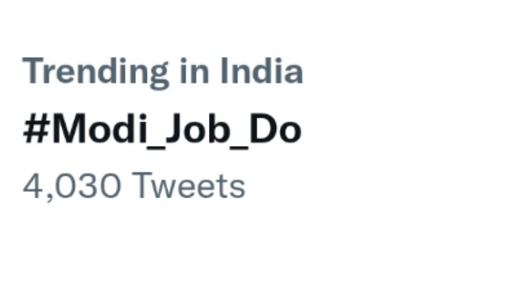 Fight4RightTeam's tweet image. We are trending
#Modi_Job_Do